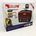 Радиоприёмник Golon RX-455S USB / аккумулятор солнечная панель Фм радио с mp3 проигрывателем. Цвет: Серый - фото 2