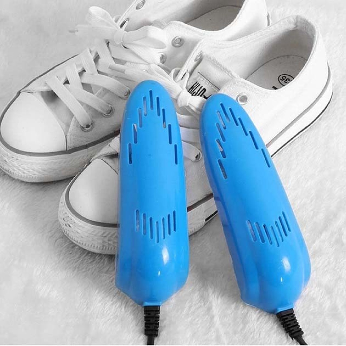 Электрическая сушилка для обуви SHOES DRYER, 220V / Электросушилка для сушки обуви. Цвет: голубой (арт. 12042)