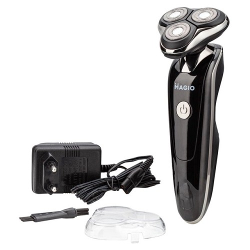 Електробритва MAGIO MG-687 3 голівки, сухе/вологе гоління, висувний триммер