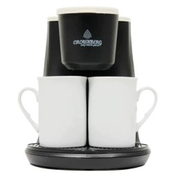 Капельная электрическая кофеварка для дома на 2 чашки Crownberg CB-1568 500Вт