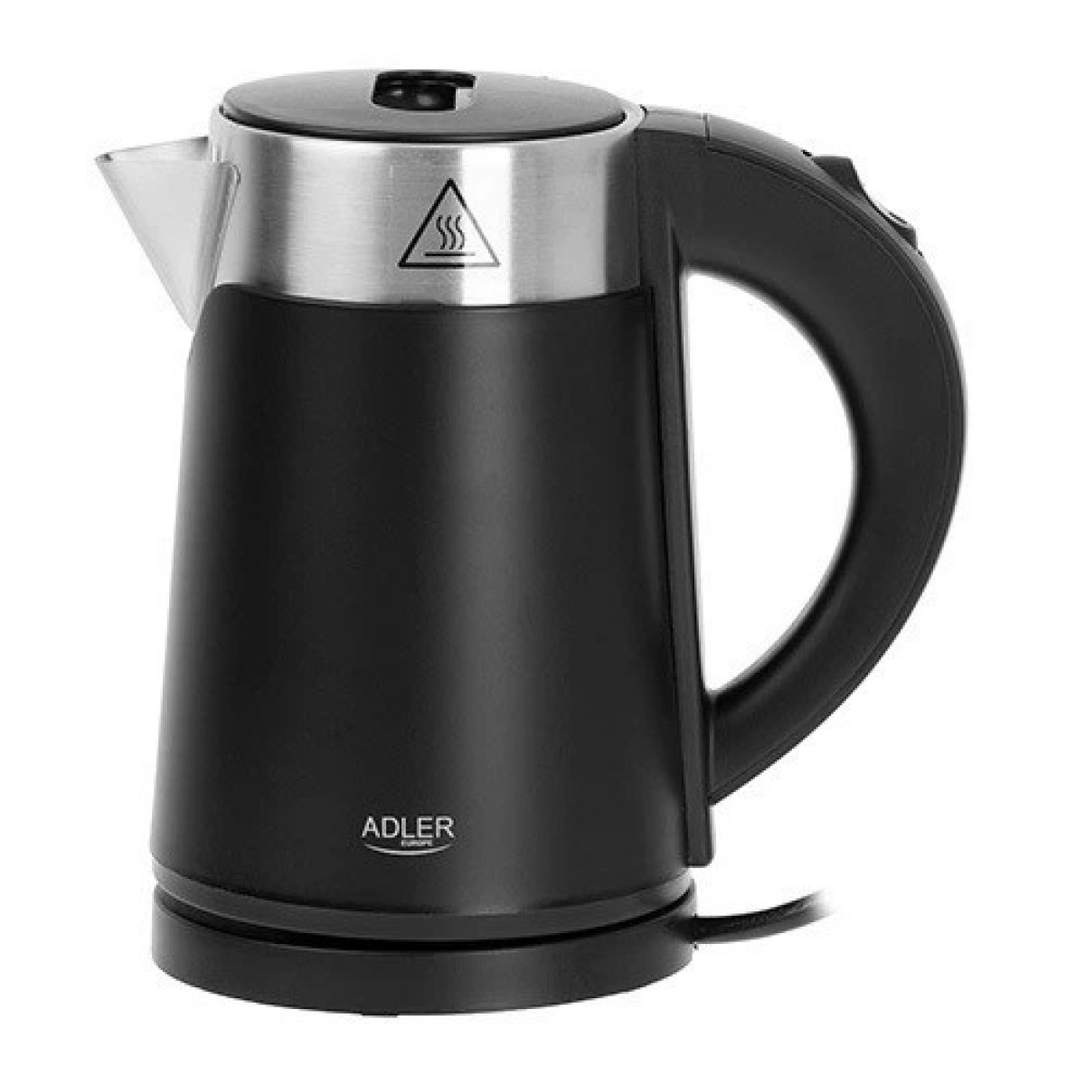 Электрочайник Adler AD 1372 Black 0.6л 800Вт