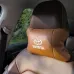Набор кожаных подушек 2шт на подголовник Toyota. Комфортные ортопедические подушки, Toyota