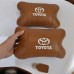 Набор кожаных подушек 2шт на подголовник Toyota. Комфортные ортопедические подушки, Toyota (арт. 12725) - фото 9