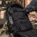 Тактический рюкзак Tactic 1000D для военных, охоты, рыбалки,  походов, путешествий и спорта. Цвет: черный - фото 31