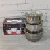 Набор кастрюль из нержавеющая стали с крышками UNIQUE UN-5074, набор посуды для электрических плит (арт. 11601) - фото 12