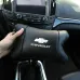 Автомобильные подушки Chevrolet из натуральной итальянской кожи + кожаный брелок в подарок