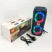 Портативная колонка TG333 2x5W с RGB подсветкой, громкая блютуз колонка. Цвет: синий - фото 14