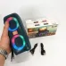 Портативная колонка TG333 2x5W с RGB подсветкой, громкая блютуз колонка. Цвет: синий - фото 17