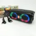 Портативная колонка TG333 2x5W с RGB подсветкой, громкая блютуз колонка. Цвет: черный - фото 12