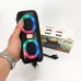 Портативная колонка TG333 2x5W с RGB подсветкой, громкая блютуз колонка. Цвет: черный - фото 2