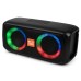 Портативная колонка TG333 2x5W с RGB подсветкой, громкая блютуз колонка. Цвет: черный - фото 21