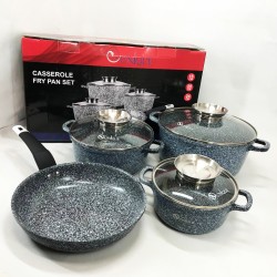 Набор посуды UNIQUE UN-5521 7 предметов, Кастрюля для готовки на плите, Фирменные наборы кастрюль