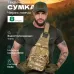 Тактическая сумка-рюкзак через плечо с Cordura 900D, камуфляж, трансформер, MOLLE