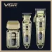 Набор для стрижки волос и бороды с насадками 3в1 VGR V-642 Аккумуляторная машинка с триммером и шейвером