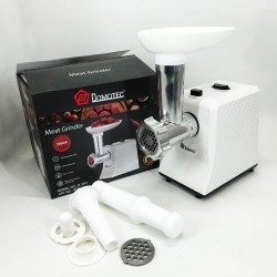 Электрическая Мясорубка Domotec R3391 2000W, Мощная компактная мясорубка для дома 3 в 1