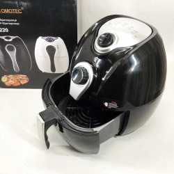 Аэрофритюрница Мультипечь Аэрогриль Domotec MS-3220 1300Вт 4.5л Безмасляная с Таймером Black