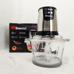 Универсальный кухонный измельчитель DOMOTEC MS-7009B чоппер со стеклянной чашей 2л 250 Вт