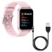 Смарт годинник Smart Watch T96 стильний із захистом від вологи та пилу з вимірюванням температура тіла. Колір: рожевий - фото 3