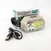 Фонарь налобный SH-S9-XPE+COB+3SMD(red), налобный фонарик с usb зарядкой, фонарь на голову для бега - фото 2