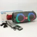 Портативная колонка TG642 с RGB подсветкой и ремешком, портативная колонка с Bluetooth. Цвет: серый