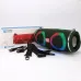Портативная колонка TG642 с RGB подсветкой и ремешком, громкая блютуз колонка. Цвет: зеленый - фото 11