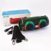 Портативная колонка TG642 с RGB подсветкой и ремешком, громкая блютуз колонка. Цвет: зеленый - фото 13