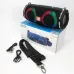 Портативная колонка TG642 с RGB подсветкой и ремешком, аккумуляторная колонка для музыки. Цвет: черный - фото 13