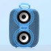 Портативна Bluetooth колонка TG658 8W з RGB підсвічуванням, акумуляторна переносна колонка. Колір: синій - фото 4