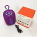 Портативная Bluetooth колонка TG658 8W с RGB подсветкой беспроводная портативная мощная. Цвет: фиолетовый