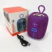 Портативная Bluetooth колонка TG658 8W с RGB подсветкой беспроводная портативная мощная. Цвет: фиолетовый