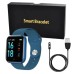 Smart Watch T80S, два браслета, температура тела, давление, оксиметр. Цвет: синий (арт. 11522) - фото 7
