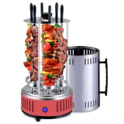 Электрошашлычница вертикальная Domotec MS-7783 нержавеющая сталь