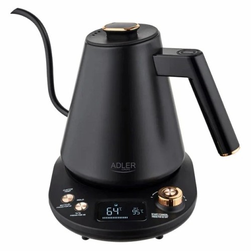 Электрочайник Adler AD 1349 1Л 900Вт Gooseneck с точным контролем температуры Black