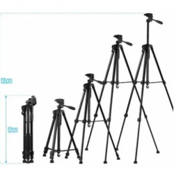 Профессиональный штатив 3366, трипод с чехлом! Цвет: черный