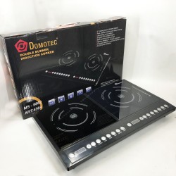 Плита індукційна настільна Domotec MS-5862 4000 Вт Електричні плити настільні двокомфоркові
