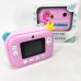 Дитячий фотоапарат миттєвого друку YT008 PINK FLAMINGO з підтримкою microSD - фото 5