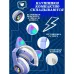 Беспроводные LED наушники с кошачьими ушками CAT STN-28, Стерео наушники с кошачьими ушками. Цвет: синий