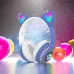 Беспроводные LED наушники с кошачьими ушками CAT STN-28, Стерео наушники с кошачьими ушками. Цвет: синий