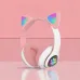 Беспроводные LED наушники с кошачьими ушками CAT STN-28. Цвет: розовый (арт. 11498) - фото 93
