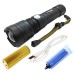 Ручной аккумуляторный светодиодный фонарь Police X-Balog BL-1827-P90 переносной с USB зарядкой оптическим зумом и металлическим корпусом + ремешок на руку (арт. 11169) - фото 10