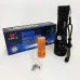 Ручной аккумуляторный светодиодный фонарь Police X-Balog BL-1827-P90 переносной с USB зарядкой оптическим зумом и металлическим корпусом + ремешок на руку