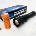 Ручной аккумуляторный светодиодный фонарь Police X-Balog BL-1827-P90 переносной с USB зарядкой оптическим зумом и металлическим корпусом + ремешок на руку (арт. 11169) - фото 8
