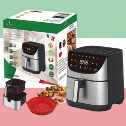 Аерофритюрниця з антипригарним покриттям T.K.Line ТК00264 Аерогриль 12л Потужна повітряна фритюрниця 4200Вт Мультипіч