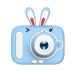 Дитячий цифровий фотоапарат X900 Rabbit Колір: блакитний - фото 3