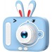 Дитячий цифровий фотоапарат X900 Rabbit Колір: блакитний - фото 4