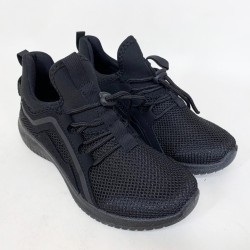 Літні жіночі кросівки чорного кольору з сітки 36 розмір 23см