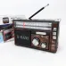 Радиоприёмник портативное радио Golon RX-381 аккумуляторный ретро колонка usb sd mp3 fm. Цвет: коричневый - фото 3