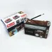 Радиоприёмник портативное радио Golon RX-381 аккумуляторный ретро колонка usb sd mp3 fm. Цвет: коричневый - фото 4