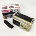 Радиоприёмник портативное радио Golon RX-381 аккумуляторный ретро колонка usb sd mp3 fm. Цвет: желтый - фото 4