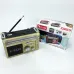 Радиоприёмник портативное радио Golon RX-381 аккумуляторный ретро колонка usb sd mp3 fm. Цвет: желтый - фото 6